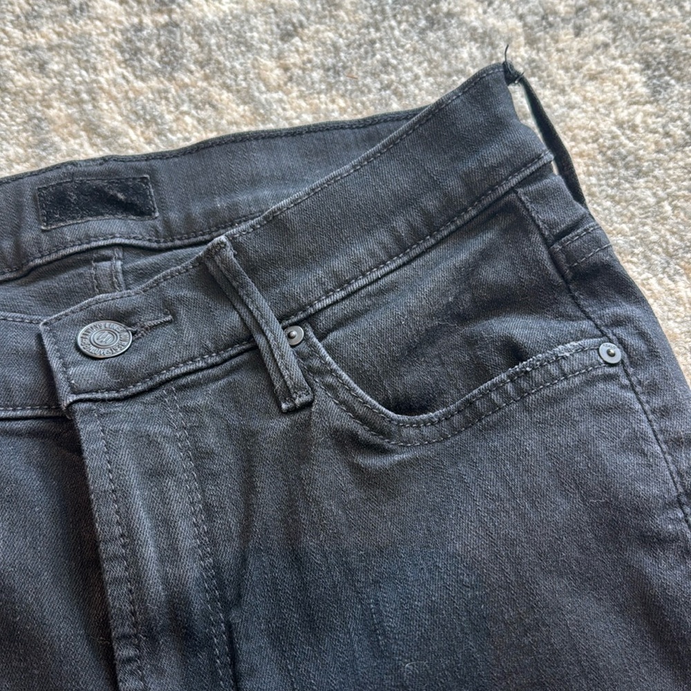 Mother Mid Ride Dazzler Women's Black Jeans in Not Guilty - Picture 5 of 16